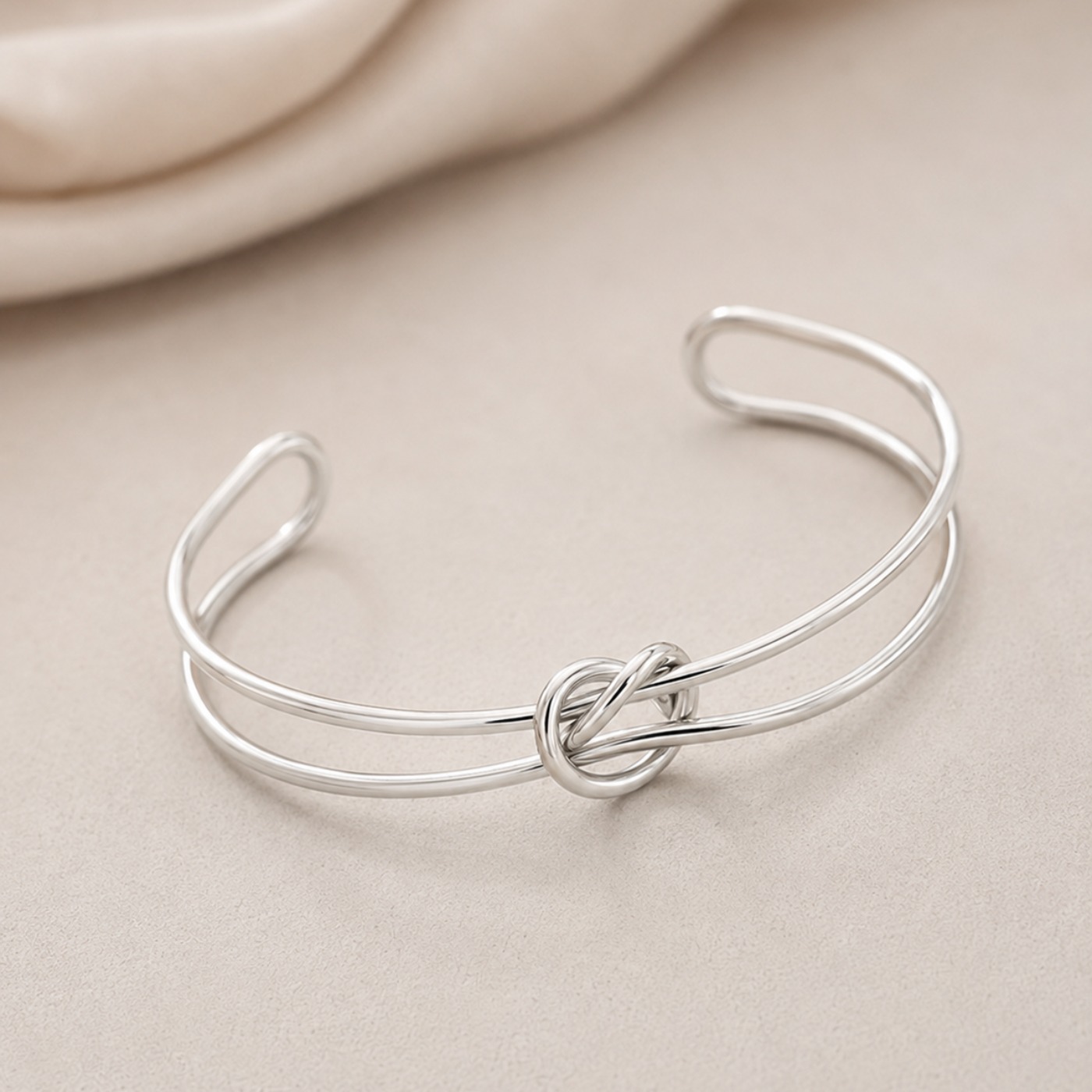 Bracelete Nó Prata - Defrané